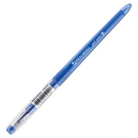 Ручка гелевая синяя Brauberg Diamond игольчатый узел 0,5 мм, линия письма 0,25 мм 143378 (24)