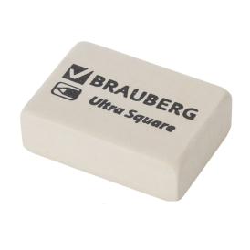 Ластик Brauberg Ultra Square 26х18х8 мм белый, прямоугольный