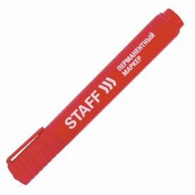 Маркер перманентный красный Staff Basic PM-733 круглый, линия 2,5 мм 150734
