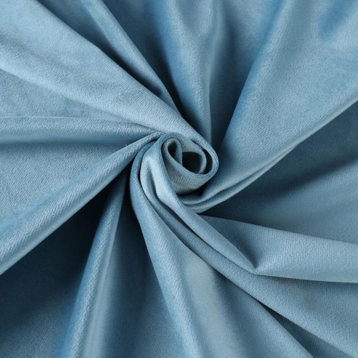 Ткань для штор Портьера бархат ТД Текстиль MJ 220-75/280 PB голубой