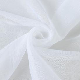 Ткань для штор Портьера лен ТД Текстиль ZG 1304-w/280 L ut белый