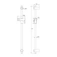 Душевая стойка Iddis Ray RAY70BCi17 700 мм