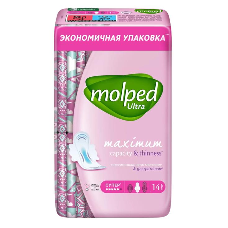 Прокладки женские Molped Ultra Super Duo 14 шт