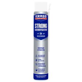 Пена монтажная бытовая всесезонная для окон и дверей Krass Home Edition Strong 0,7 л