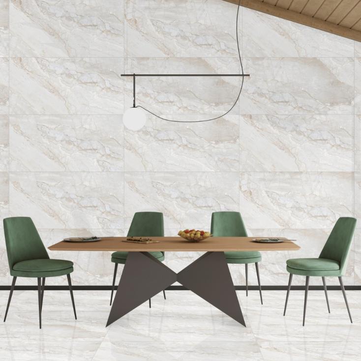 Керамогранит Realistik Sofia White Glossy 60x120 см белый 1,44 м2