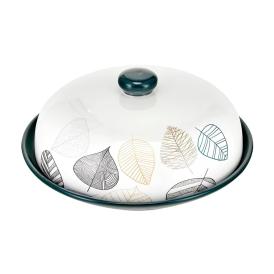 Блюдо для блинов с крышкой Prima Collection Листопад 23 см