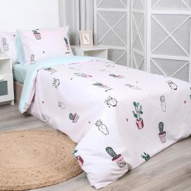 Белье постельное 1,5 сп детский поплин Mona Liza Kids 50х70 см-2 Fresh