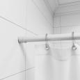 Карниз для ванной комнаты 110-200 см белый Iddis SRW0120i14
