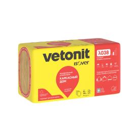 Плита минераловатная Vetonit Каркасный дом 100х600х1000 мм (4 шт, 2,4м2, 0,24м3)