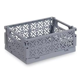 Ящик для хранения продуктов складной Stocky S 16,5х12,4х7,3 см 1,2 л серый