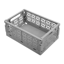 Ящик для хранения продуктов складной Stocky L 33,4х25х15,5 см 10,5 л серый