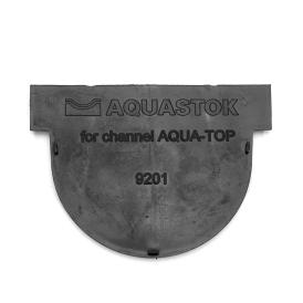 Заглушка торцевая пластиковая для лотка водоотводного Aqua-Top