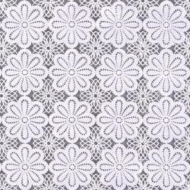 Клеенка ажурная Dekorelle Lace 060 белый 1,32 м