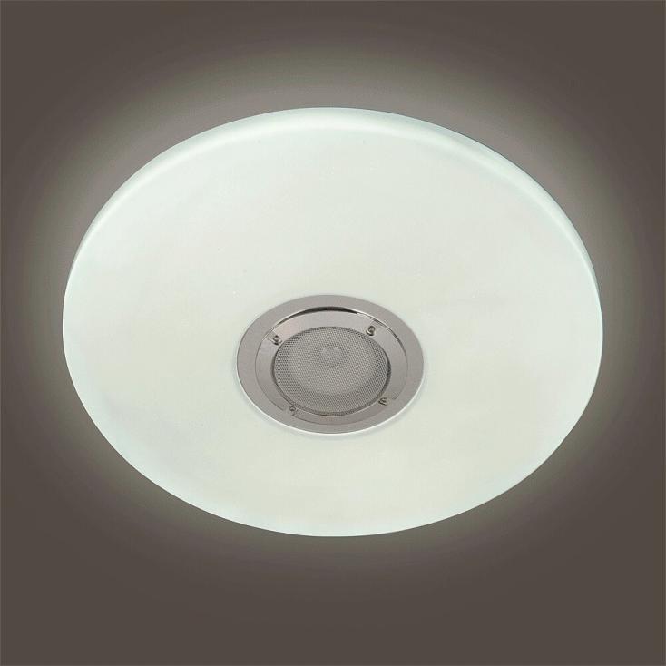 Светильник LED General Simplico Sound GSMCL-Smart83 72 Вт 3000-6500К 400х60 мм с пультом ДУ, муз колонка