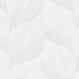 Обои Industry Montana 8945-20 белые листья 1,06х10,05 м