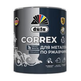 Грунт-эмаль по ржавчине 3 в 1 Dufa Correx RAL 7004 серая 0,75 л