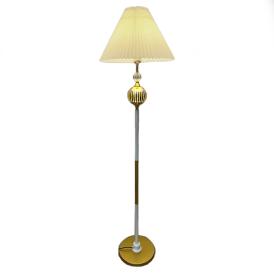Торшер T2123 WT+GD 1х40Вт Е27 и LED 1х5Вт 165 см белый/золото