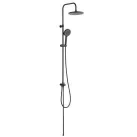Душевой гарнитур с верхней лейкой Esco ST1300Black черный