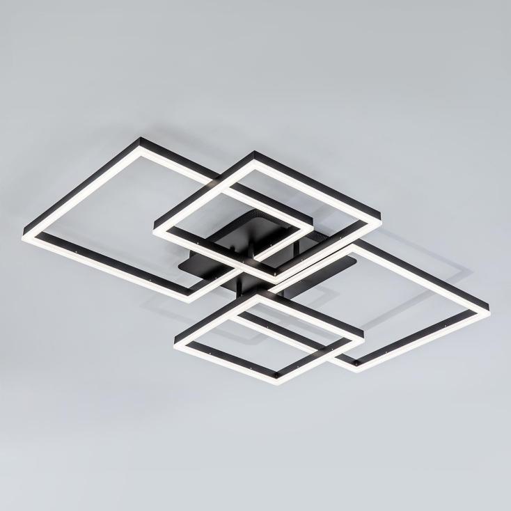 Светильник LED4U L11060-4 BK 224Вт 3000-6000К 90х66,5 см черный