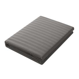 Пододеяльник 1,5 сп 148х215 см страйп сатин Verossa Stripe Gray на молнии серый