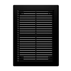 Решетка вентиляционная Era 1520р Black 150х200 мм черная