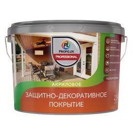 Лак акриловый защитно-декоративный Profilux Professional бесцветный 2,5 л