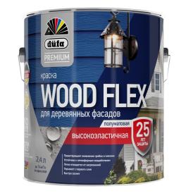 Краска фасадная Dufa Premium Woodflex База 1 белая 2,4 л