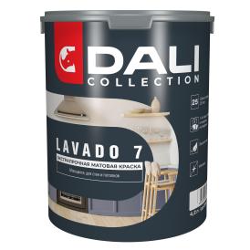 Краска водно-дисперсионная моющаяся Dali Lavado 7 База С прозрачная 4,2 л