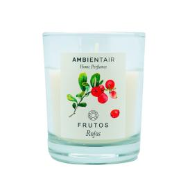 Свеча ароматизированная в стакане Ambientair Frutos Rojos Красные фрукты 110 г