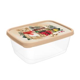 Контейнер для продуктов Игрушки 850 мл бежевый