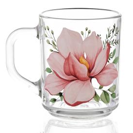 Кружка стеклянная 200 мл Green tea Нежность