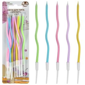 Свечи для торта Элегант 12 см 12 шт