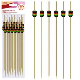 Шпажки для канапе Бочонки 12 см 24 шт BJ80-585