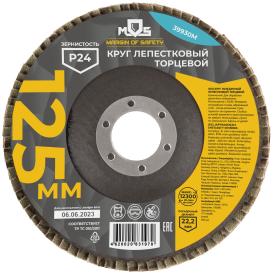 Круг шлифовальный лепестковый торцевой 125х22,2 мм P24 MOS 39930М