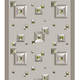 Дорожка ковровая принт p1025/c2r/46 1 м серый