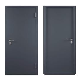 Дверь металл Титан 1 антик медь металл-металл 860х2050 мм R