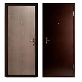 Дверь металл Спец Pro антик медь Сонома 860х2060 мм R