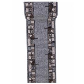 Дорожка ковровая Sierra Merinos Albina 3 0,9 м коричнево-голубая