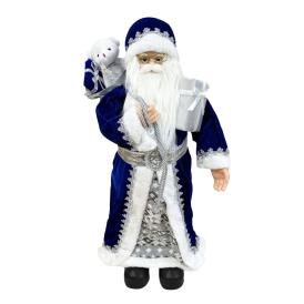 Фигура новогодняя Дед Мороз с подарком 45х24х20 см 2024-8320