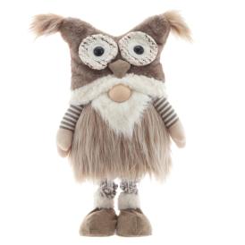 Фигура новогодняя Гном с висящими ногами 40/25х20х13 см 2024-8304