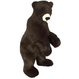 Фигура декоративная Мишка 40х35х66 см коричневый