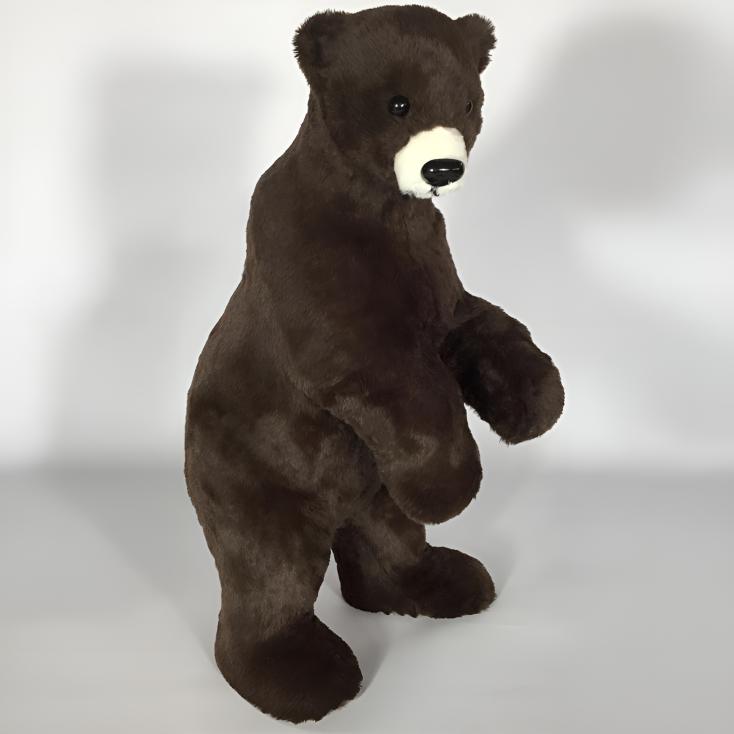 Фигура декоративная Мишка 40х35х66 см коричневый