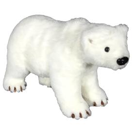 Фигура декоративная Мишка 37х14х21 см белый