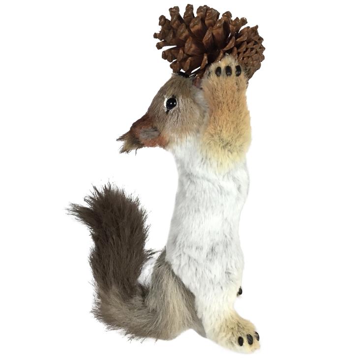 Фигура декоративная Белка 22х12х31 см коричневый