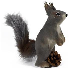 Фигура декоративная Белка 20х8х18 см коричневый