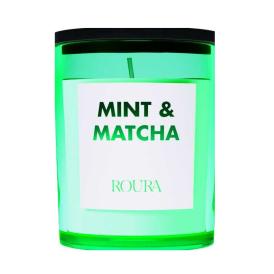 Свеча ароматизированная в стакане Roura Веселье Мята и Матча Mint@Match