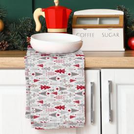 Набор полотенец кухонных вафельных Vse Doma 45х60 см 2 шт 60325-1 Зимняя сказка