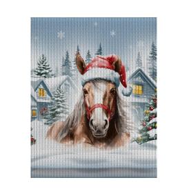 Набор полотенец кухонных вафельных Vse Doma 45х60 см 3 шт 60326-1 Три сказочных коня