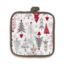 Прихватка рогожка Vse Doma 18х18 см 60325-1 Зимняя сказка