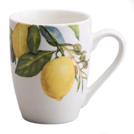 Кружка фарфоровая Lefard Лемон три 350 мл